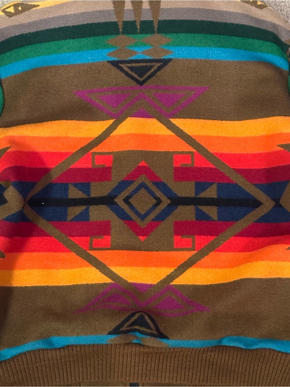 Vintage Pendleton High Grade Western Wear Jacket Southestern Aztec Size Medium - Picture 8 of 8